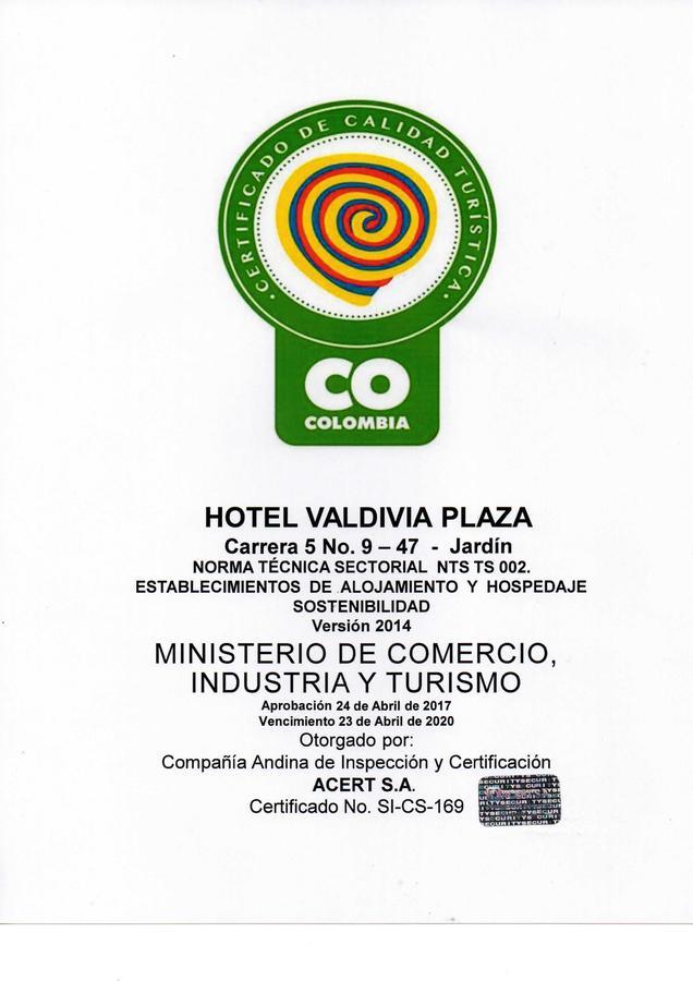 Hotel Valdivia Plaza Jardín Kültér fotó
